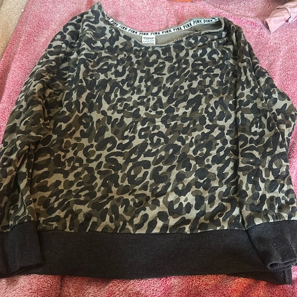 PINK Victoria's Secret Sweaters - Pink Victoria secrets camo long sleeve sweater. Great condition